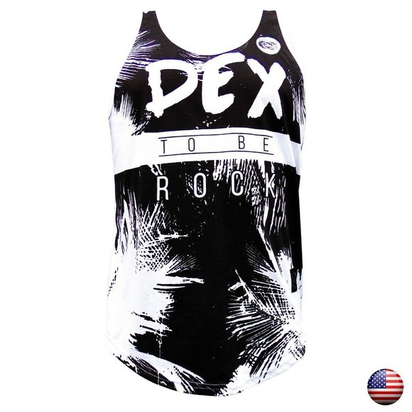 DEXMEN MEN'S TO BE ROCK WHITE TANK TOP SIZE S M L - Picture 1 of 2